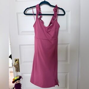 Sincerely Jules Rose-Pink Golf & Tennis Ruffle Strap Slip athletic Dress
